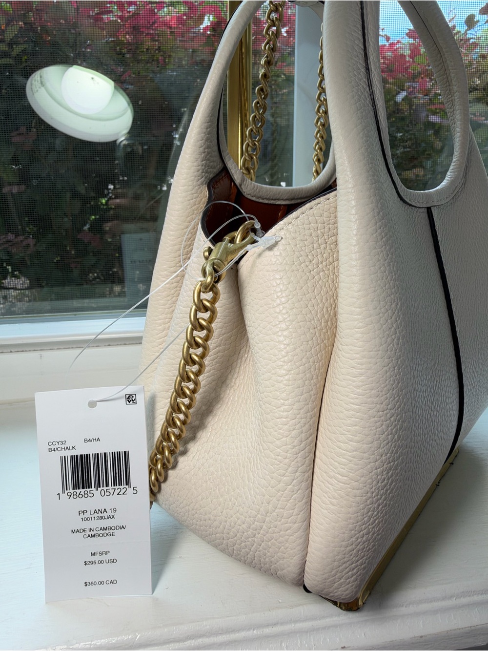 NWT🌷Coach Lana Convertible Clutch Handle Bag 19 in “Chalk” - Picture 11 of 11